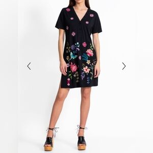 Johnny Was BUTTON NECK KNIT DRESS Size XL Nwt